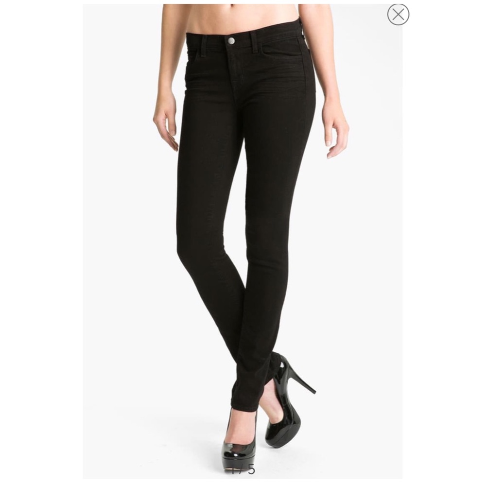 J BRAND “pencil leg” stretch jeans